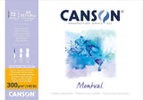 Canson Montval Watercolour Pad A3 12 Sheets 300GSM