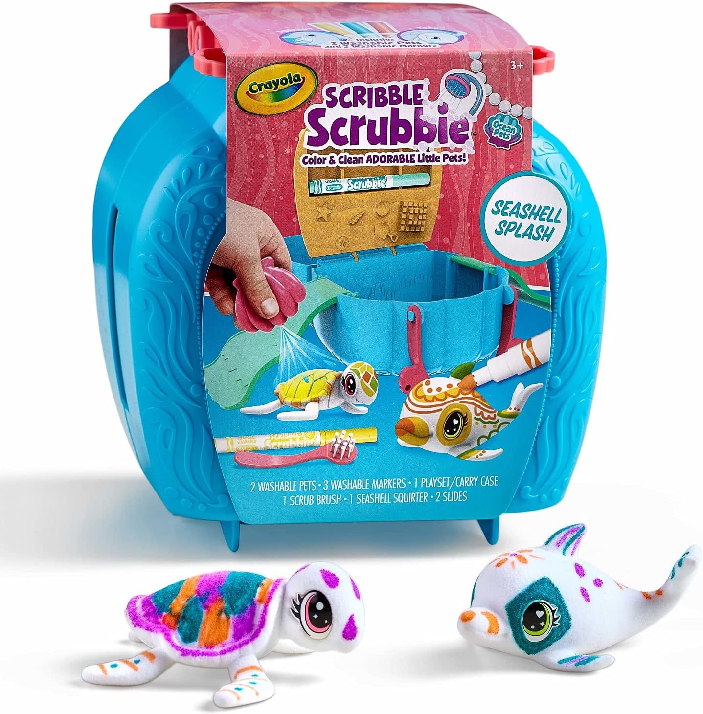 Crayola Scribble Scrubbie Pets Seashell Splash Playset - Laadlee