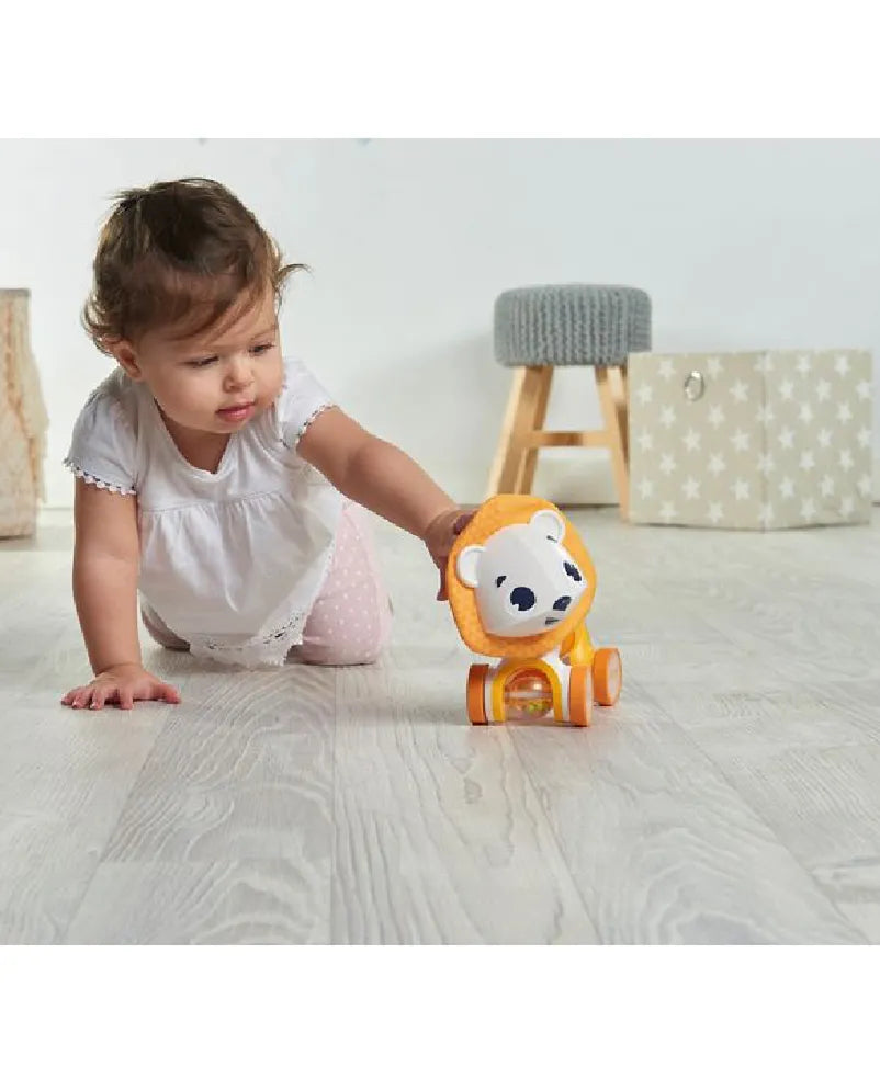 Tiny Love Tiny Rolling Toy - Leonardo The Lion - Orange - Laadlee