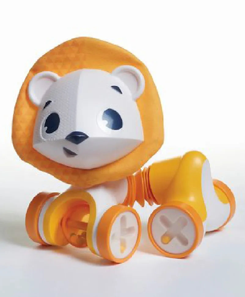 Tiny Love Tiny Rolling Toy - Leonardo The Lion - Orange - Laadlee