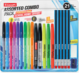 Luxor Assorted Combo of 0.7mm ball tip Pen - Pack of 21