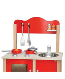 Viga Red Kitchen With Accessories