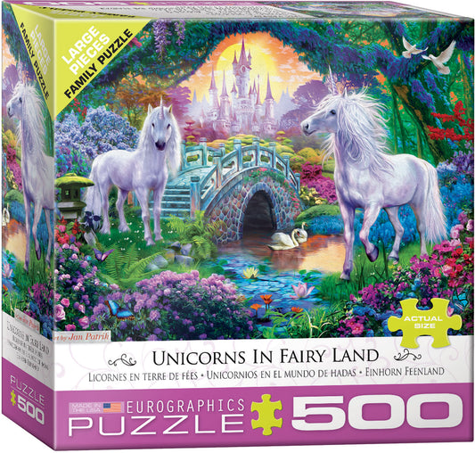 EuroGraphics Unicorn Fairy Land - 500Pcs