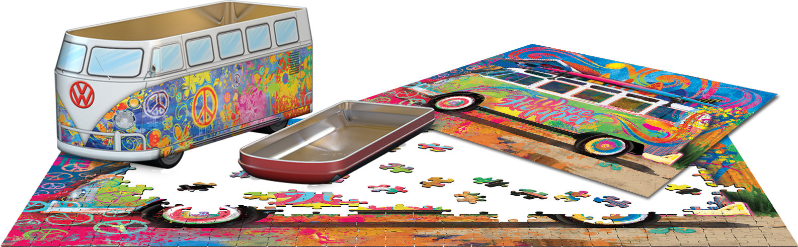 eurographics-vw-bus-wave-hopper-puzzle-100pcs - 3