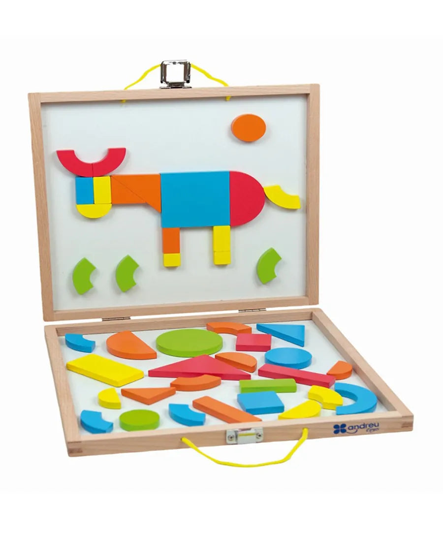 Andreu Toys Magnetic Shapes Box - Laadlee