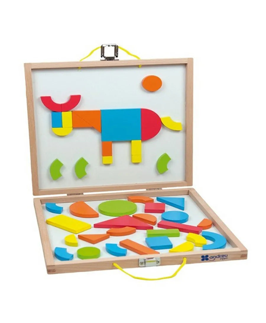 Andreu Toys Magnetic Shapes Box - Laadlee