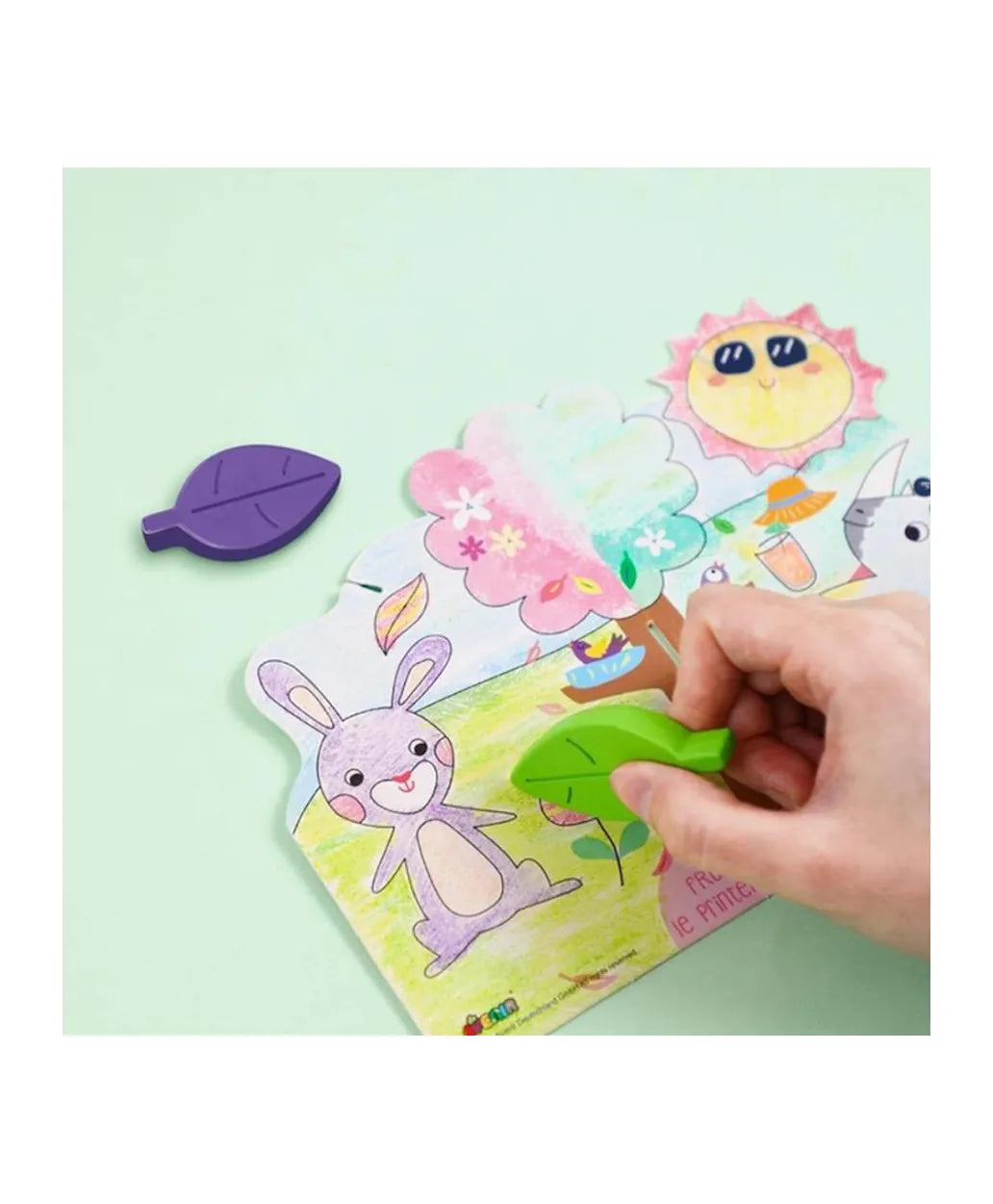 Avenir Crayon Activity Kit - Treehouse Fun - Laadlee