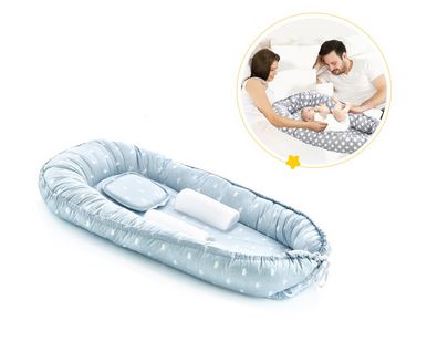 Babyjem Babynest with Support Pillows - Blue