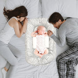 Babyjem Babynest with Support Pillows - Grey