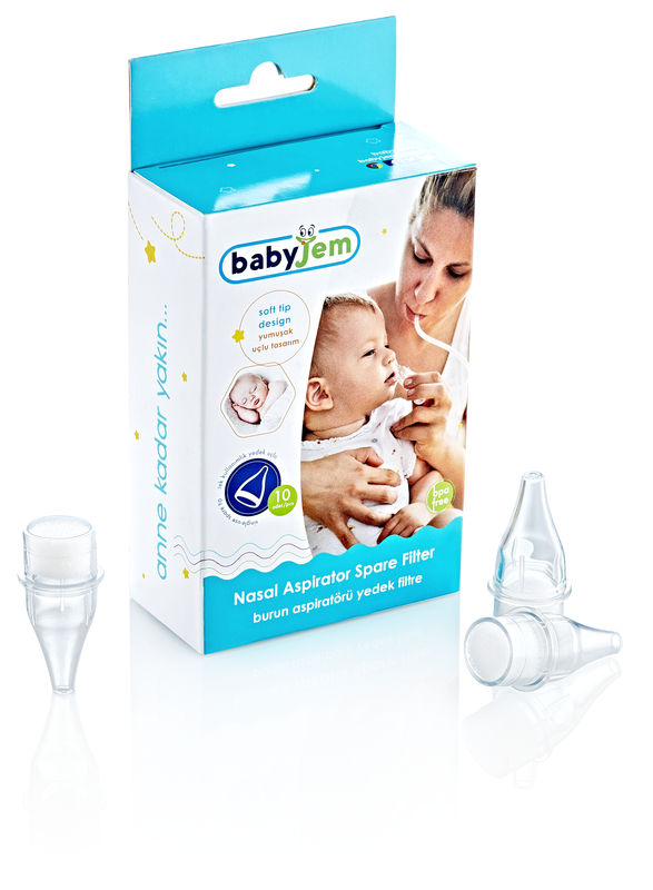 Babyjem 10-Piece Nasal Aspirator Refill - Transparent