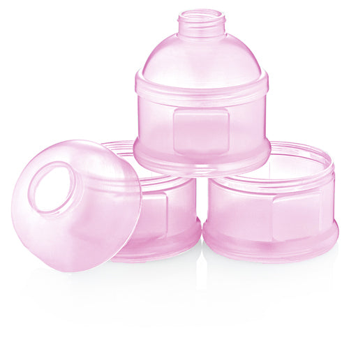 Babyjem Milk Powder Dispenser Container - Pink - Laadlee