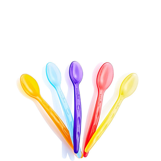 Babyjem Transparent Cup Spoon - Pack Of 5 - Laadlee