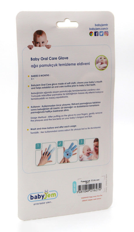 Babyjem Oral Care Glove - Grey