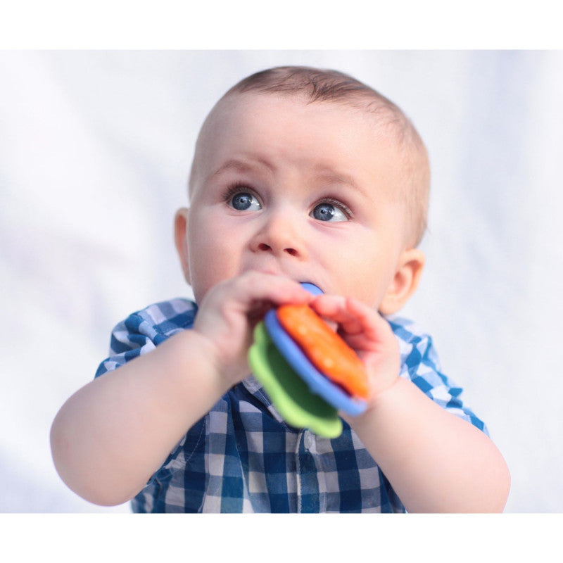 Babyjem Rattle Teether - Green - Laadlee