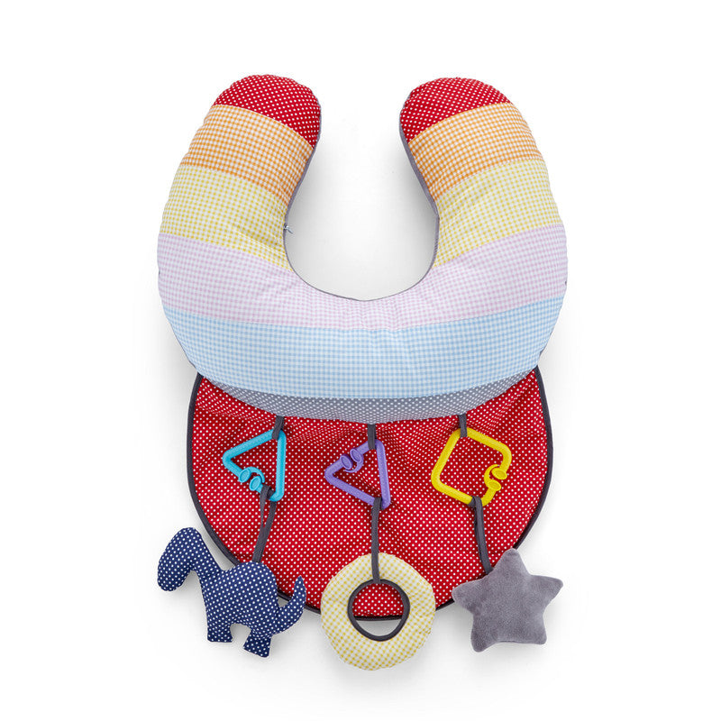 Babyjem Baby Tummy Time Pillow with Toys