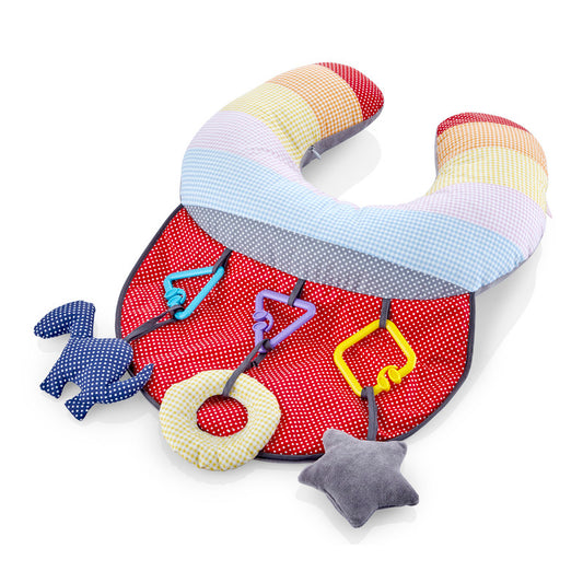 Babyjem Baby Tummy Time Pillow with Toys