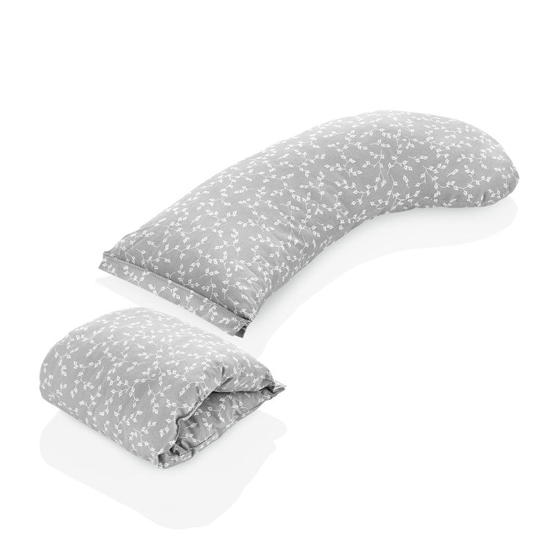 Babyjem Flower Head Supported Breast Feeding Pillow - Grey