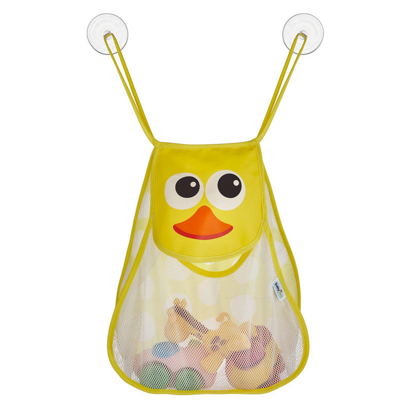 Babyjem Duck Shaped Bath Toy Organizer Bag - Yellow