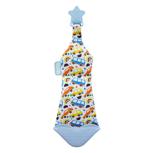Babyjem Baby Teething Scarf & Tie - Blue - Laadlee