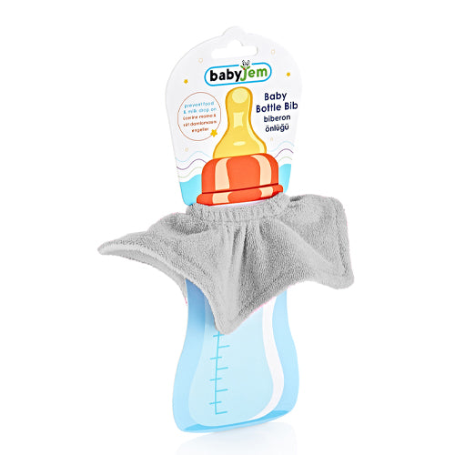 Babyjem Baby Bottle Bib - Pink - Laadlee