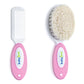 Babyjem Brush & Comb Set with Natural Bristle - Pink