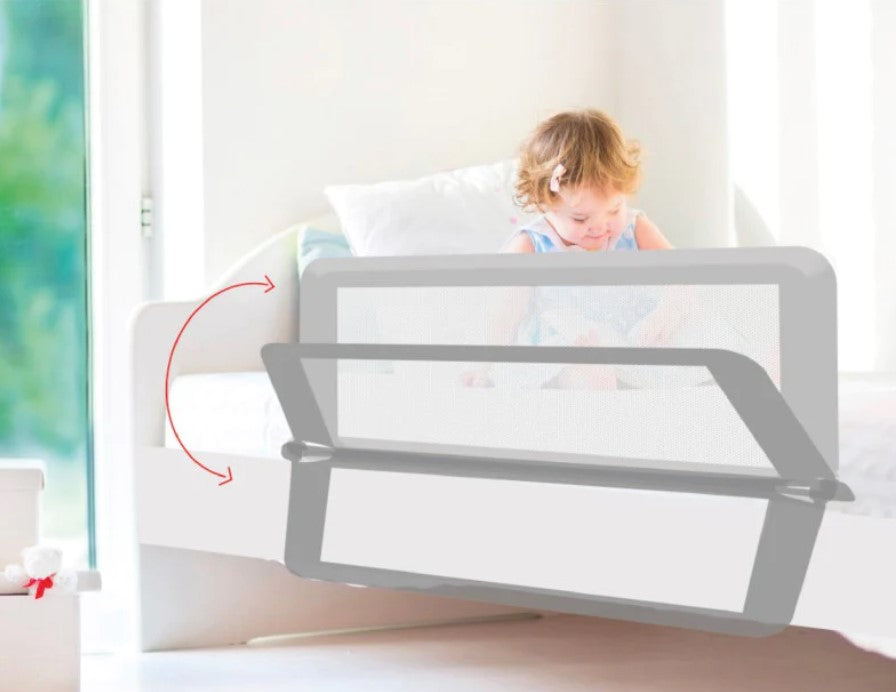 Babyjem Bedrail Barrier - White