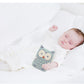 Babyjem Cherry Seeds Filled Velvet Colic Owl Pillow - Green