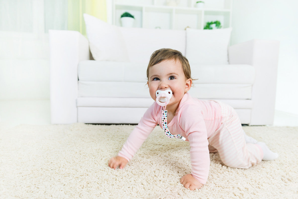 Babyjem Print Ribbon Pacifier Holder - Multicolour - Laadlee
