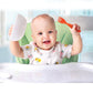 Babyjem Baby Spoon and Fork Set - Red - Laadlee