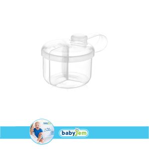 Babyjem  Powder Milk Container - White - Laadlee