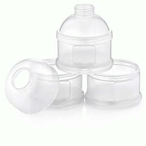 Babyjem Milk Powder Dispenser Container - White - Laadlee