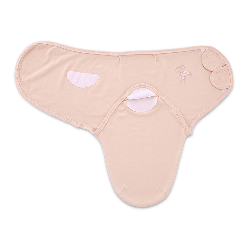 Babyjem Baby Cotton Swaddle - Beige - Laadlee