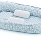 Babyjem Babynest with Support Pillows - Blue