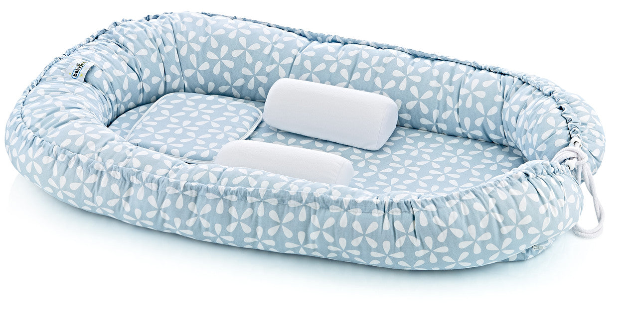 Babyjem Babynest with Support Pillows - Blue