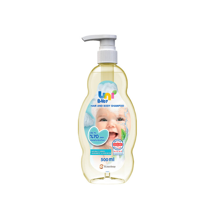 Uni Baby Hair and Body Shampoo Skin Moisturization - 500 ml