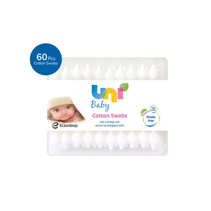 Uni Baby Cotton Swab - 60pcs