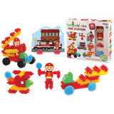 Dede Cactus Blocks Fire Station 55Pcs