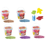 Dede Art Craft Kinetic Sand With 3D Mold 5 Colours Assorted - 500gm