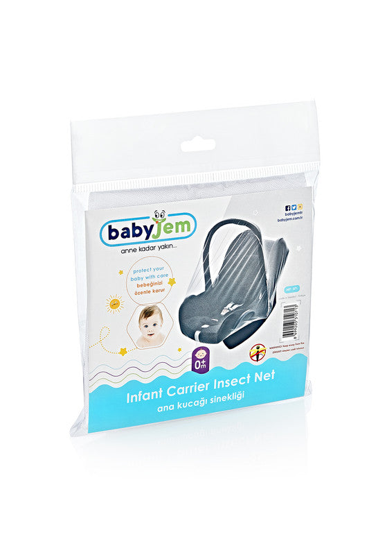 Babyjem Infant Carrier Insect Net - White