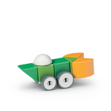 Geomag Magicube 4 Shapes Magnetic Blocks And Wheels - 13Pcs