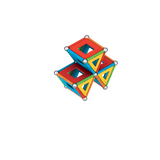 Geomag Supercolor Panels Magnetic Sticks with Metal Balls  - 78Pcs