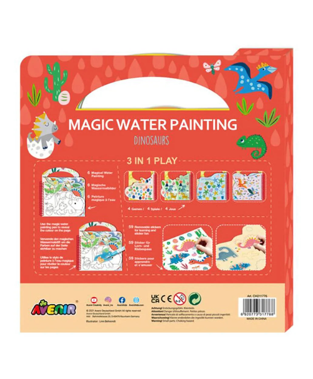 Avenir Magic Water Painting - Dinosaur - Laadlee