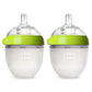 Comotomo Natural Feel Baby Feeding Bottle 150ml - Green (Pack Of 2) - Laadlee