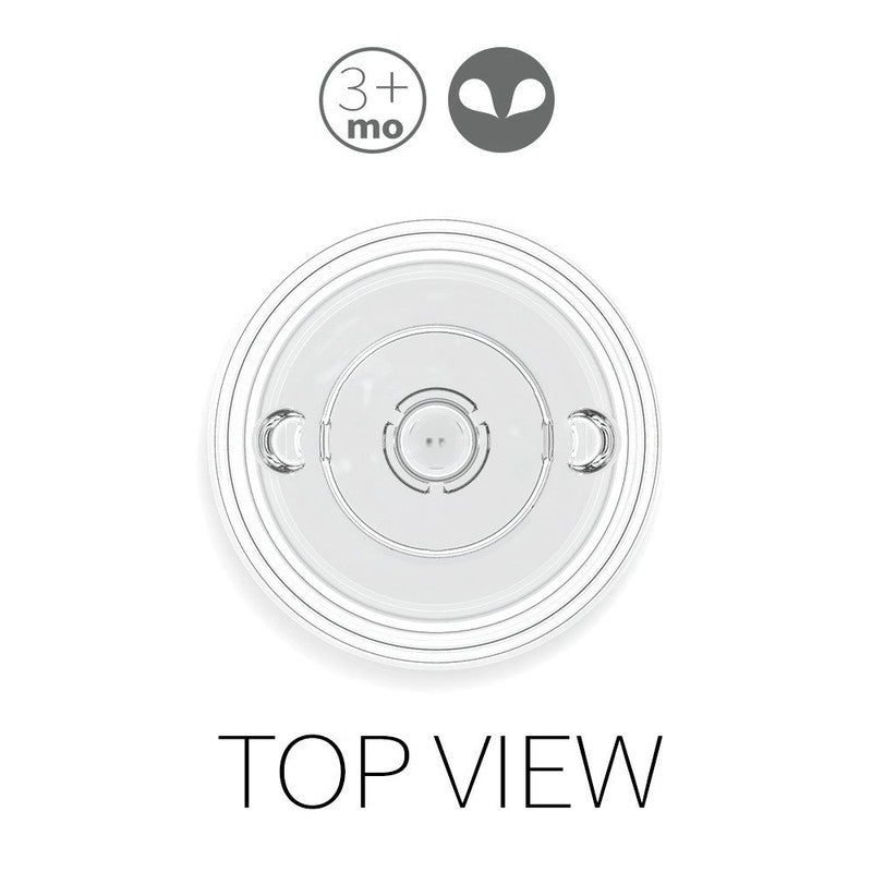 Comotomo Natural Teat Silicone Nipples Medium Flow - Transparent - Laadlee