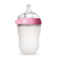 Comotomo Natural Feel Baby Feeding Bottle 250ml - Pink (Pack Of 2) - Laadlee