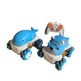 Stem 1:36 Light Vinyl Stunt Car 1Pc - Blue (Style May Vary)