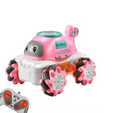 Stem 1:36 Light Vinyl Stunt Car 1Pc - Pink (Style May Vary)