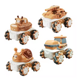 Stem 1:36 Light Vinyl Stunt Car 1Pc - Beige (Style May Vary)