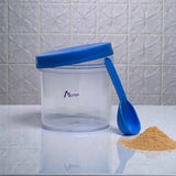 Astro Store Well PP Container with Spoon 500ml - Blue