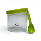 Astro Store Well PP Container with Spoon 500ml - Green